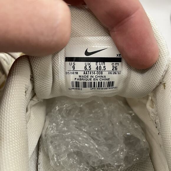 Nike Zoom Winflo 5 Women’s Running Shoes Size 9 AA7414-008 Cream / Gold - Picture 5 of 8